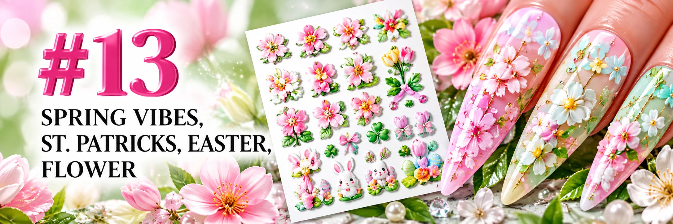 #13 SPRING VIBES, ST. PATRICK'S, EASTER, FLOWERS