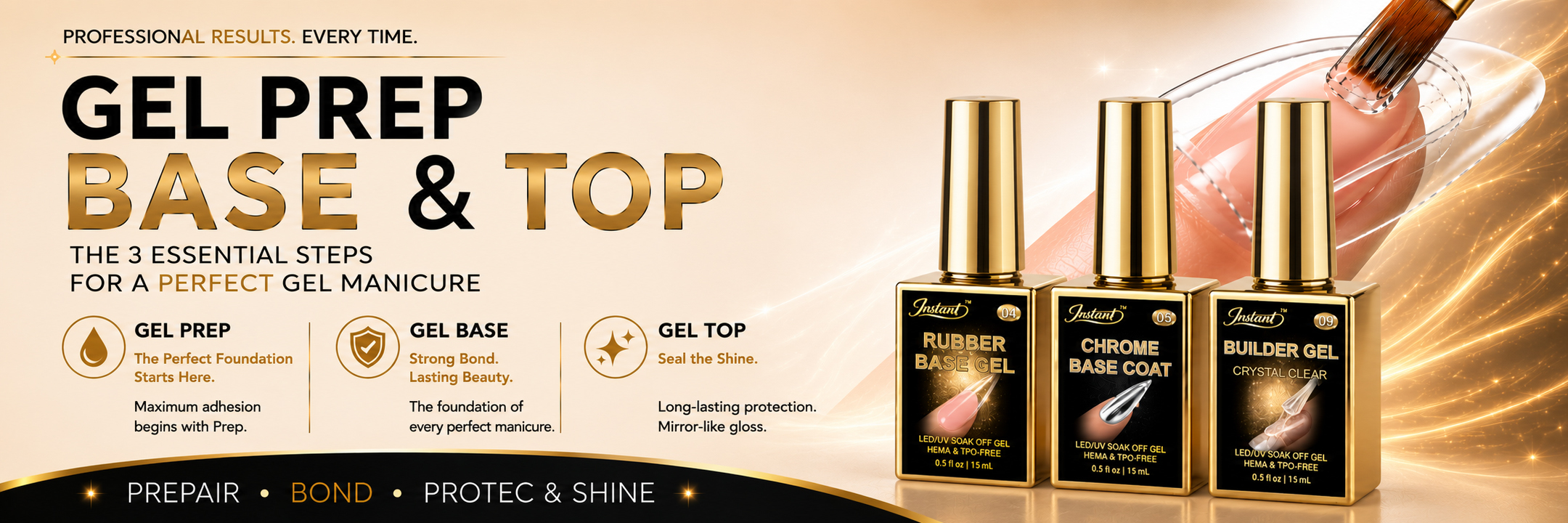 GEL Prep, Top, Base & Accesories