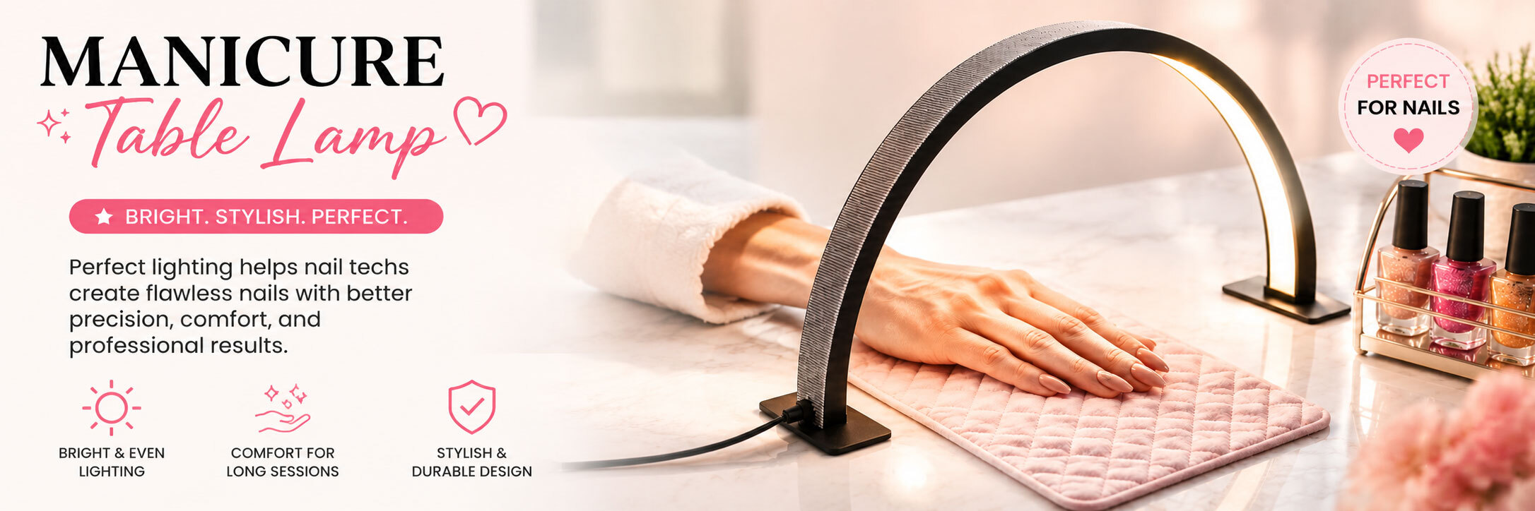 Lamp, Manicure table lamp