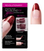 Dashing Diva - No Blend Tip Glitter-Red 96/Box *