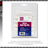 DL TIP Pro Nail Natural Tip Kit 100 with Glue *