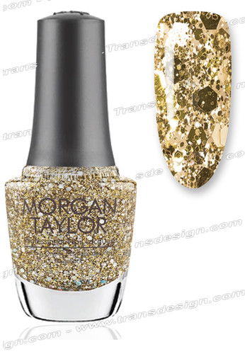 All That Glitters: Glam (P122) - Gold Glitter Nail Polish