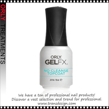 ORLY Gel FX - No Cleanse Topcoat 0.6oz* - TDI, Inc