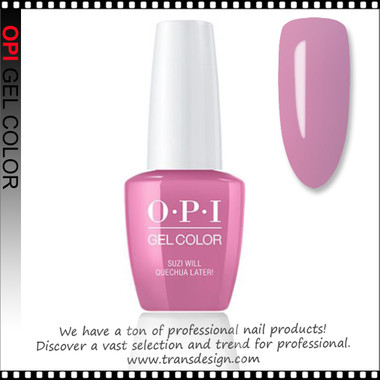 OPI GELCOLOR Suzi Will Quechua Later! GCP31* - TDI, Inc