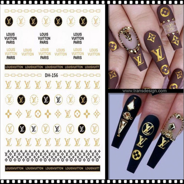 Sticker - Brand LV - Set 11 Colors — Nailsjobs by Zurno