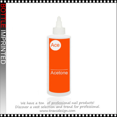 EMPTY BOTTLE Imprinted 'ACETONE' with Twist Top Cap 8oz. - TDI, Inc