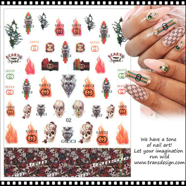 NAIL STICKER Brands Name, CHANEL #WG398 - TDI, Inc