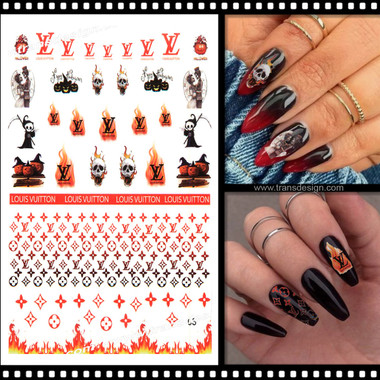 Designer Nail Art Sticker - Mickey LV