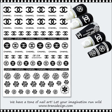 CHANEL- Designer Nail Sticker #142