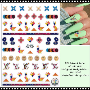 NAIL STICKER Brands Name, LOUIS VUITTON #729 - TDI, Inc