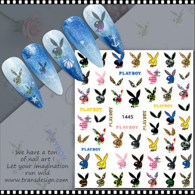 Playboy Waterslide Nail Decals