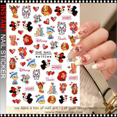 ÖHana nail 40947_NAIL_STICKER_Cartoon_Ass