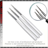 NAIL ART Striping Liner Design Brush Set 3pc 