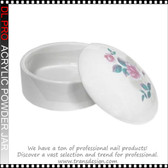 DL PRO Acrylic Powder Floral Porcelain Jar 4oz.