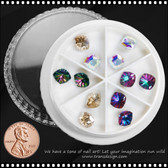 RHINESTONE Fat Square 12/Wheel #1