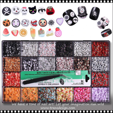 PRO. Polymer Clay Slices Halloween & Christmas Assorted 16000/Case - TDI,  Inc