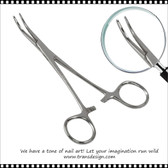 Stainless Steel Hemostat Curved 6.3"