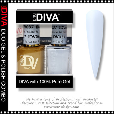DIVA Gel Polish Duo - #037 Jet life - TDI, Inc