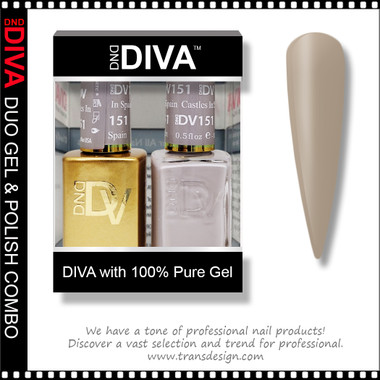DIVA Gel Polish Duo - #151 Castles In Spain - TDI, Inc