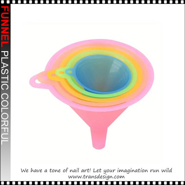 FUNNEL Plastic Colorful 5pcs/Set - TDI, Inc