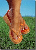 Poster - Summer Pedicure with Sandals 19" x 24"