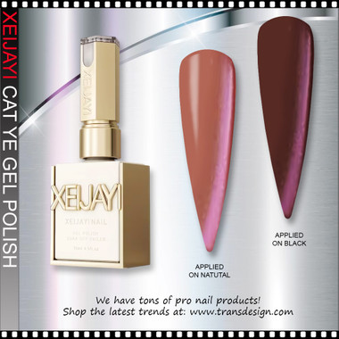 XEIJAYI FRAME BOTTLE CAT EYE Aurora Rosy Glow #M124 - TDI, Inc