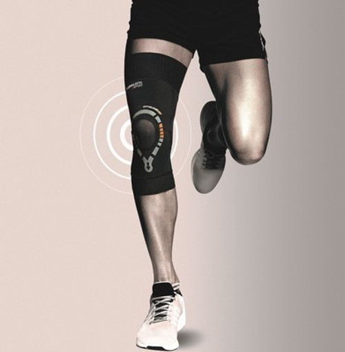 Estabilizador de rodilla farmalastic sport t-m color negro