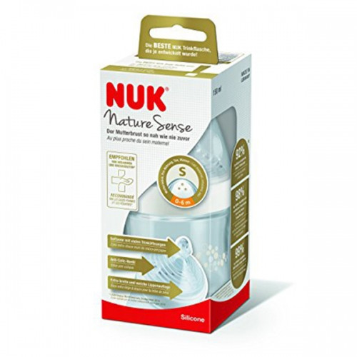 Nuk biberón pp silicona nature sense 1s 150 mL.