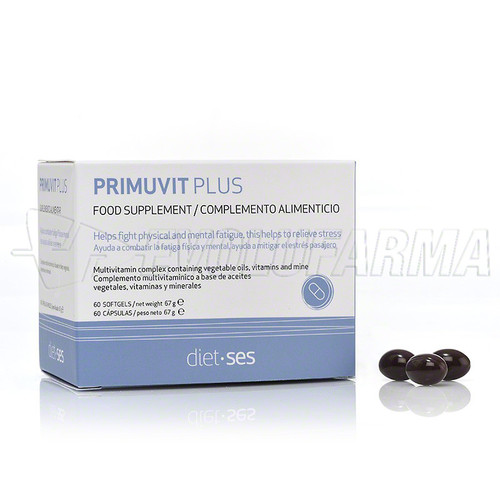 Sesderma primuvit plus cápsulas, 60 cápsulas gelatina blanda