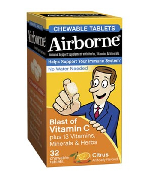 Airborne inmunodefensas naranja 32 comprimidos masticables