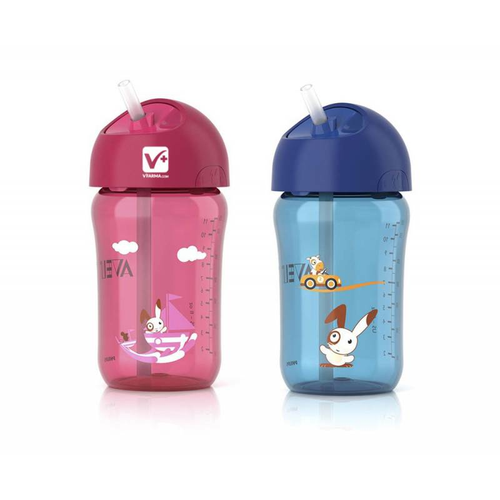 Avent vaso educativo con pajita 18 m 340 mL