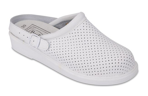 Zuecos hankshoes relax blanco t-37