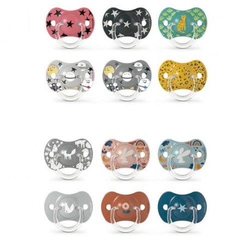 Chupete silicona t anatómica suavinex 6 - 18 m con broche