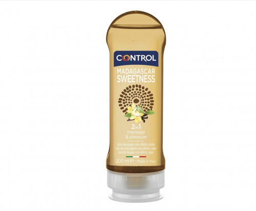 Control vainilla of madagascar 2 en 1 masaje & pleasure gel 200 mL