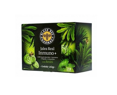 Black bee pharmacy jalea real inmune plus vit c 20 viales
