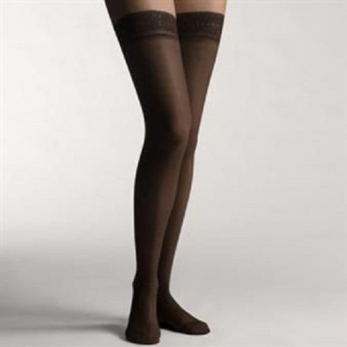 Media larga (a-f) comp ligera farmalastic blonda negra t- edge