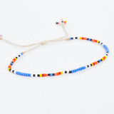 Beaded Boho Gypsy Multicolor Bracelet / SWB B3-17