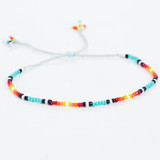 Beaded Boho Gypsy Multicolor Bracelet / SWB B23-2