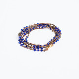 Braided Celestial Crystal Beads Bohemian Necklace  / CG5-71