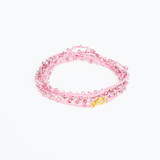 Braided Celestial Crystal Beads Bohemian Necklace  / CG232-1