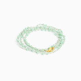 Braided Celestial Crystal Beads Bohemian Necklace / CG236-189