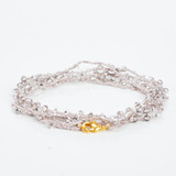 Braided Celestial Crystal Beads Bohemian Necklace  / CG16-130