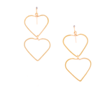 Golden Age Hammered Bohemian Gold-plated Earrings / GAE G B738-1