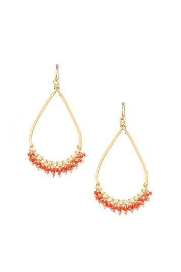 Hammered  Boho, Bohemian, Gold Plated Earrings, Handmade / GAE G B300-2