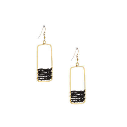 Hammered  Boho, Bohemian, Geometric Minimalist Gold Bohemian Earrings / GAE G B142-14