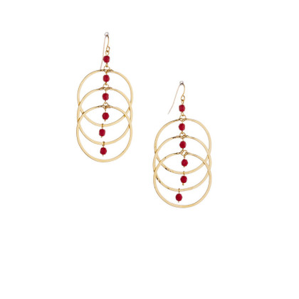 Hammered Geometric Minimalist Gold Plated Bohemian Earrings / GAE G B125-6 Hammered Geometric Minimalist Gold Plated Bohemian Earrings / GAE G B125-6