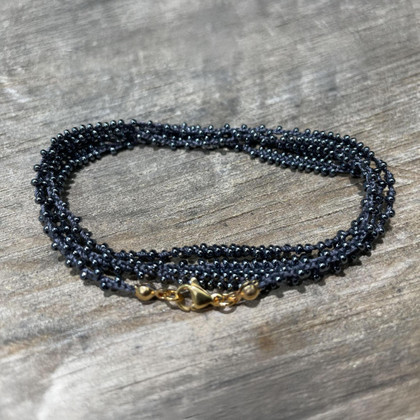 Handmade Braided Double Seed Bead Silk Thread Necklace / Wrap Bracelet/ GG165-39 Handmade Braided Double Seed Bead Silk Thread Necklace / Wrap Bracelet/ GG165-39