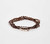 Dainty Boho Crochet Czech Seed Bead Silk Thread Necklace / Wrap Bracelet in Brown / GS102-74