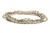 Dainty Boho Crochet Czech Seed Bead Silk Thread Necklace / Wrap Bracelet in Greige / GS102-16