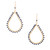 Hammered Geometric Minimalist Bohemian Gold Plated Earrings / GAE G B306-14